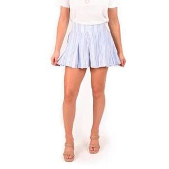Emily McCarthy Party Short Santorini Stripe Lightweight Flowy Shorts Women's S - Picture 1 of 6